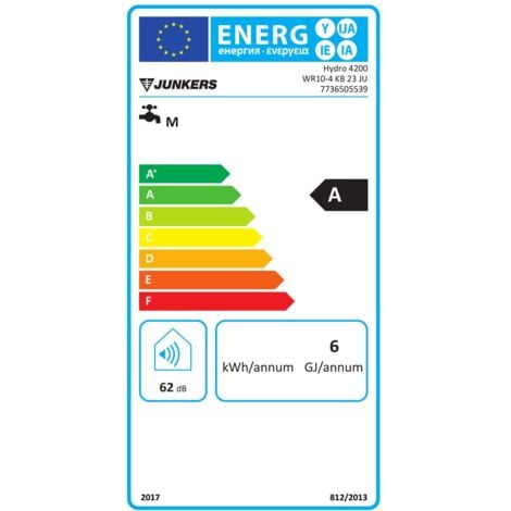 Calentador atmosférico Junkers Hydro 4200 WR11-4KB gas natural