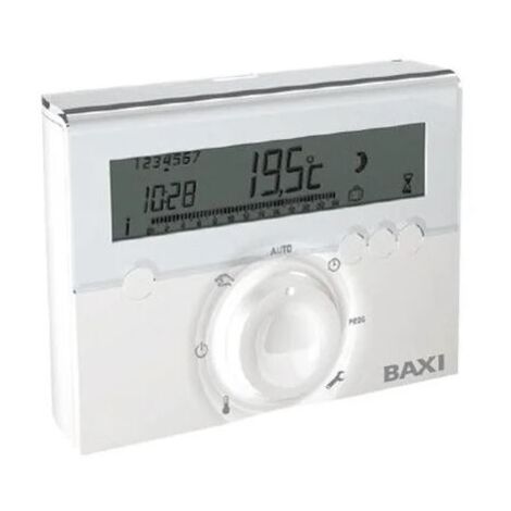 Termostato de ambiente programable Baxi TX 1200 con cables