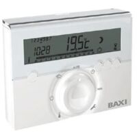 Termostato de ambiente programable Baxi TX 1200 con cables