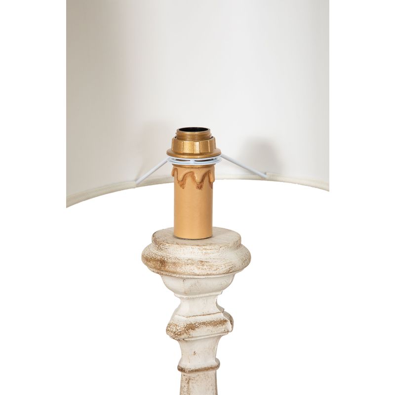 Lampada comodino camera letto 45x18x18 cm Abat jour shabby chic