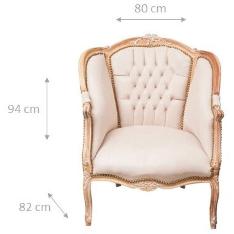 Sedia Imbottita Stile Luigi XVI - In Legno Massello, 93x42x42 Cm, Per Sala Da Pranzo O Camera - Foto 4