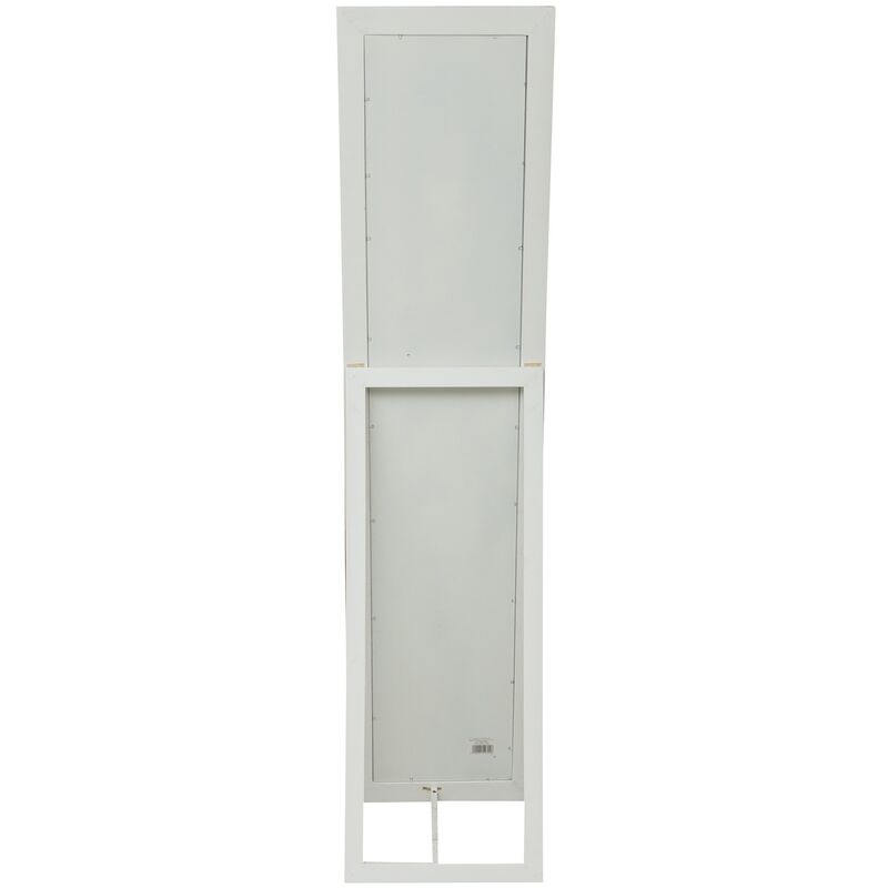 Specchiera da terra L40xPR3xH170 cm finitura bianco anticato.