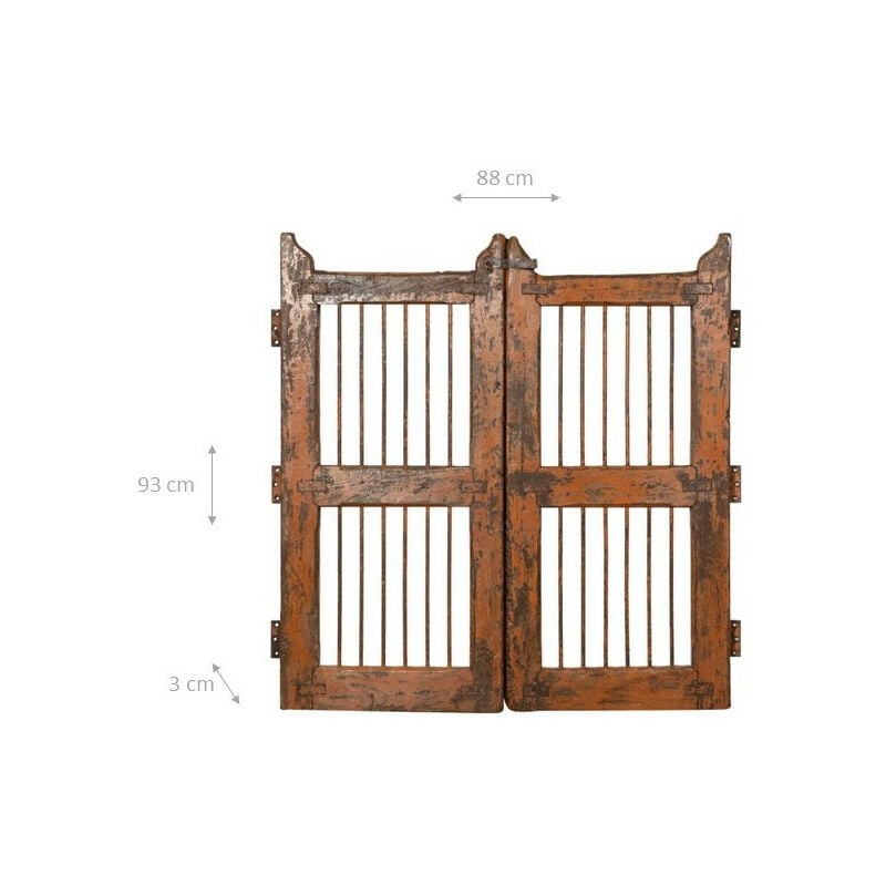 VidaXL Cancello Giardino con Paletti Legno Pino Impregnato 100x75 cm