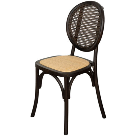 lirrebol Sedie da pranzo intrecciate in rattan, sedie imbottite per sala da pranzo con schienale in canna Sedie laterali retrò della metà del secolo Sedie pieghevoli moderne della metà del secolo