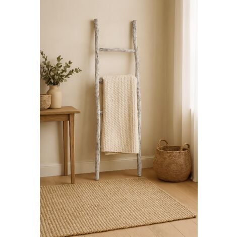 Scala porta asciugamani legno bagno moderno da terra Scaletta portasciugamani da parete a muro decorativa Appendi asciugamani