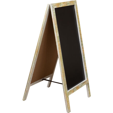 LAVAGNA Lavagnetta Legno Doppia 15h25 Cavalletto Vetrina Memo Decoupage 272199770839 600x600