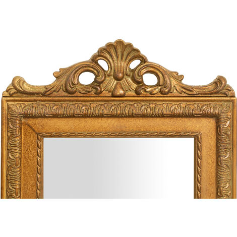 Specchio da parete Specchio bagno con cornice oro Specchio shabby Specchio da parete Specchio camera letto 90x35x4 cm