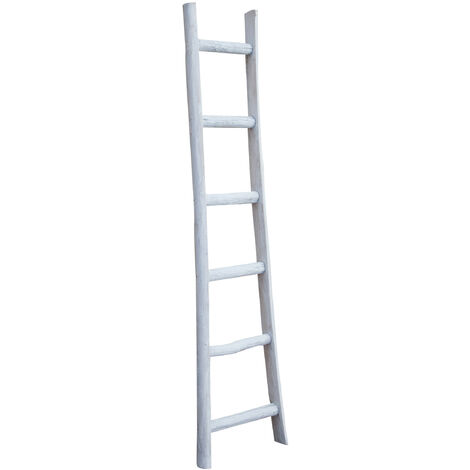 Scala porta asciugamani legno bagno moderno da terra da parete a muro decorativa Scaletta portasciugamani Porta oggetti libreria