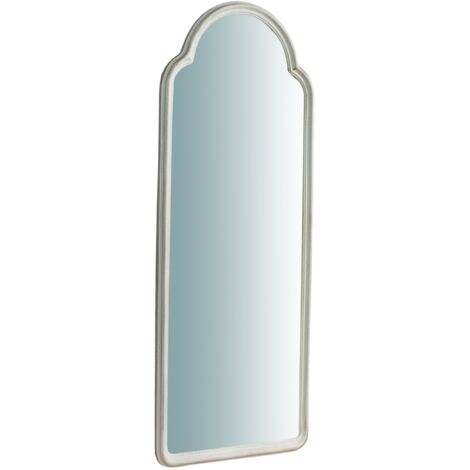 Specchio da parete camera da letto 100x40 cm Specchio cornice bianca ovale Specchio parete per la casa