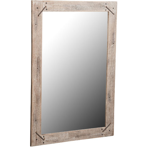 Specchio shabby 60 x 90 x 2 cm Made in Italy Specchio vintage da parete specchio da parete Specchio da parete legno