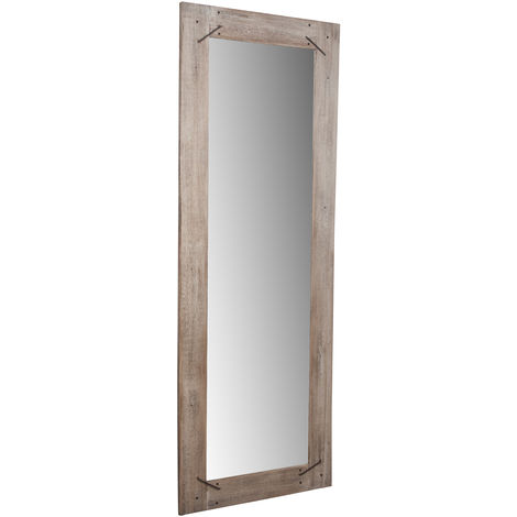 Specchio Specchiera Da Parete e Appendere in legno massello RUSTICO