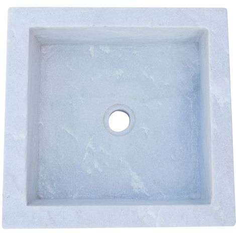 Lavandino in marmo bianco 89x52x13 cm Lavandino da esterno e interno Lavabo  pietra Lavabo da appoggio