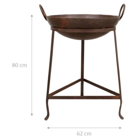 Brucialegna In Ferro Battuto - 40x35 Cm, Spessore 12x12 Cm, Per Camino E Stufe A Legna - Foto 8