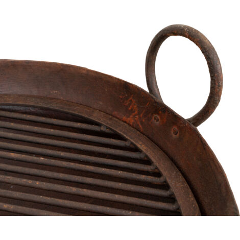 AGM Attizzatoio In Ferro Battuto Per Camino E Falò 81,3 Cm - Smontabile Con Manico In Legno