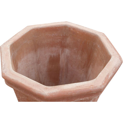 Vaso terracotta 62x62x52 cm Made in Italy Vaso grande da esterno  artigianale Vasi terracotta grandi per