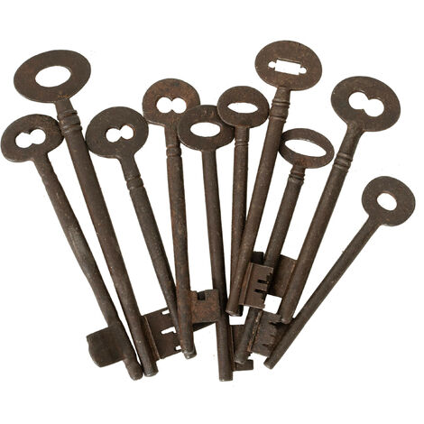 Set 10 chiavi antiche originali