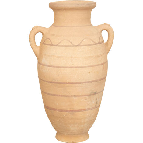 Vaso terracotta del sahara 50x24x30 cm Vasi terracotta grandi fatti a mano  Anfore da giardino decorative e funzionali