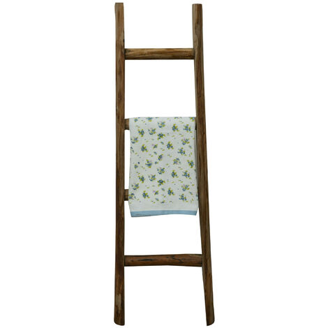 Scala porta asciugamani legno bagno moderno da terra da parete a muro decorativa Scaletta portasciugamani Porta oggetti libreria