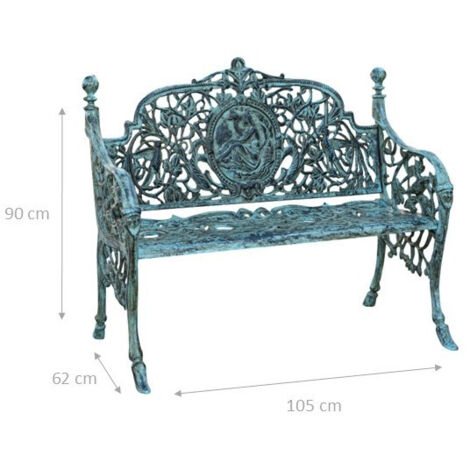 Sedie Da Esterno Panchina Da Giardino A Posti Design Floreale