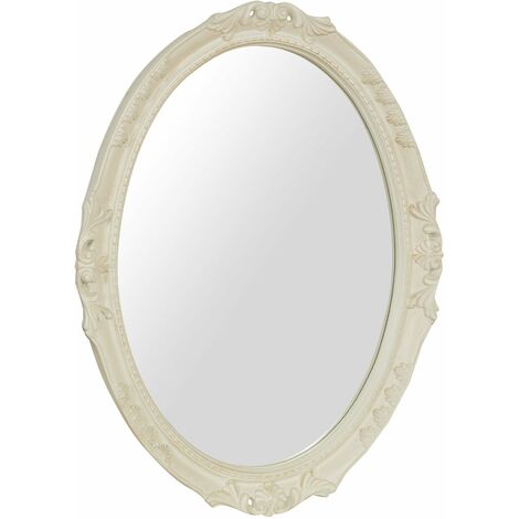 Biscottini Specchio Da Parete Rotondo 58x2x50 Cm | Specchiera Bagno Con Cornice In Legno Specchio Da Parete Vintage Oro 87688343