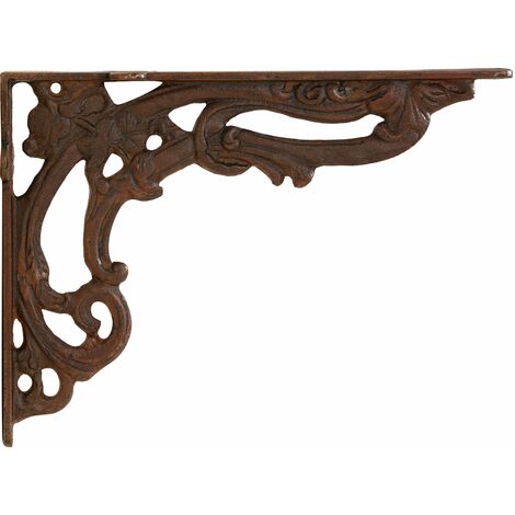 Creative Co-op Piatti In Ghisa Con Finitura Ruggine – Set Di Mani Per Decorazione Rustica