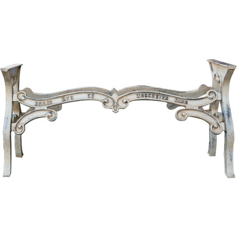 CE153 Tavolo Quadrato In Ghisa - Base Nera, Robusta E Durevole