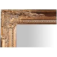 Specchio Specchiera da Parete e Appendere verticale/orizzontale L36,5xPR3xH47 cm finitura oro anticato.