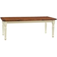 Tavolo allungabile sala da pranzo 220x100 cm Tavolo cucina allungabile in legno massello