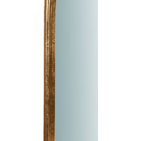 Specchio Specchiera da Parete e Appendere in legno finitura foglia oro anticato L35xH3xL84 cm Made in Italy
