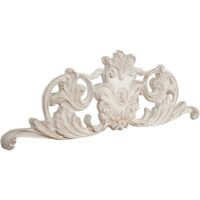 Biscottini Fregio Legno 72x20 cm Made in Italy | Fregi per mobili e pareti | Fregi in Legno Decorativi per mobili e pareti con Finitura Anticata