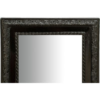 Specchio Specchiera da parete e appendere verticale/orizzontale L35xPR4xH82 cm finitura nero lucido