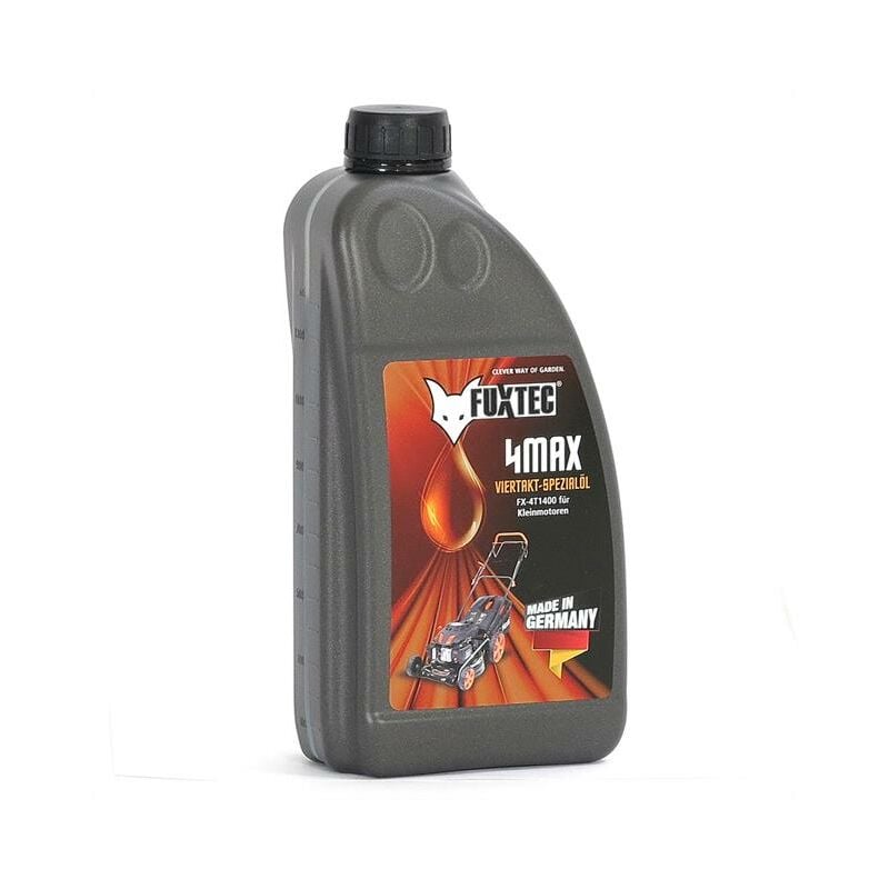 Huile moteur - FUXTEC - 4 temps 1,4L SAE30 pour tondeuses, débroussailleuses, appareils motorisés, Made in Germany