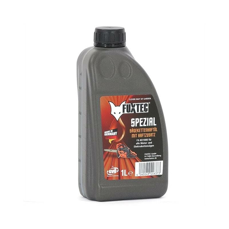 Huile de chaîne tronçonneuse - 1 L - FUXTEC - avec additif adhésif