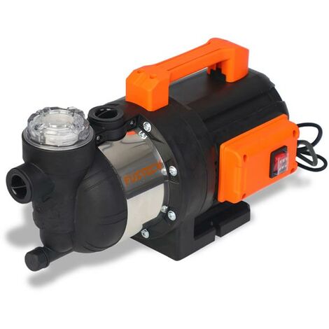 Fuxtec – Pompe de jardin électrique 1200W – Débit 4,8 m³/h – Hauteur de refoulement 48 m – Profondeur d'aspiration 8 m – FXGP1200N (1/5)