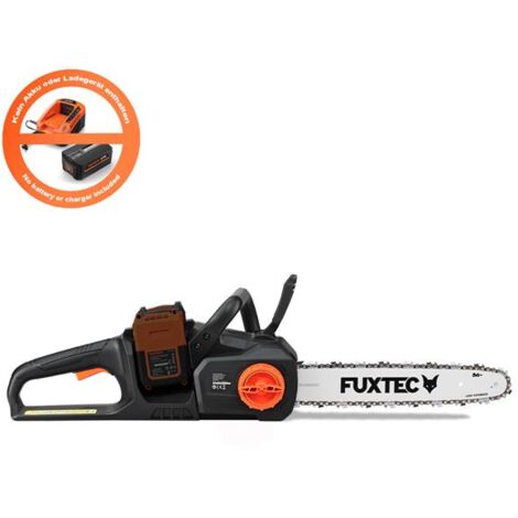 Tronçonneuse batterie sans fil 2x20V - FUXTEC FX-E2KSSET - longueur de coupe 35cm, sans batterie ni chargeur
