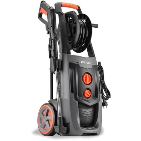 Fuxtec – Nettoyeur haute pression électrique FXHDR2200 – 2200W, 170 bars, 450 L/h, tuyau 8m, buse turbo, réservoir de détergent intégré