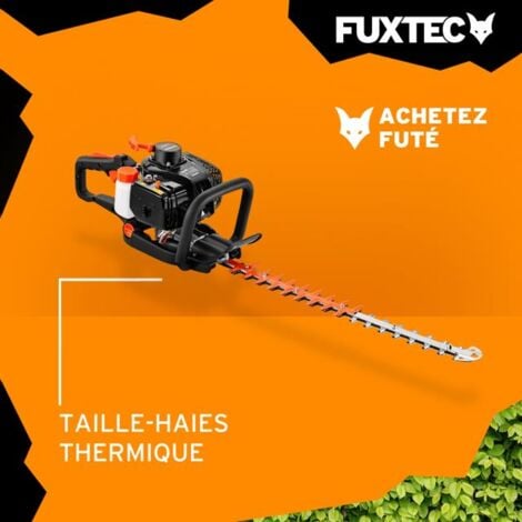 Taille-haies thermique FUXTEC FX-MH123ECO 2T 25,4 cm3, lame 560 mm, coupe 28 mm, ergonomique & anti-vibrations