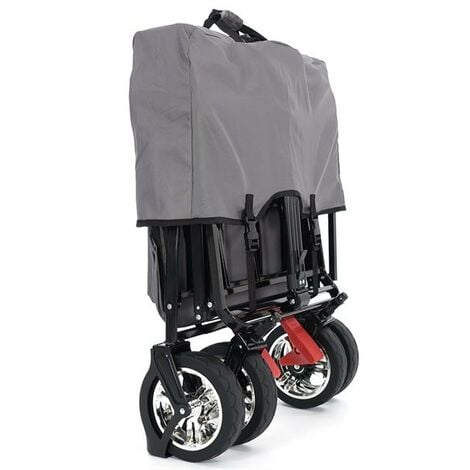 Chariot de jardin pliable - FUXTEC City Cruiser - transport charge 75 kg – Gris