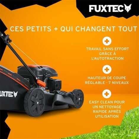 Tondeuse thermique autotractée 51cm 170cm3 - FUXTEC FX-RM5170 - 60 L Easy Clean