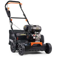 Fuxtec – Scarificateur thermique FXBV240 – Largeur de travail 40cm – Cylindrée 212cm3 – Capacité bac 45l – 18 lames pour scarification efficace