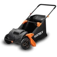 Ramasseur de feuilles FUXTEC FX-LS52 Ramasse-feuilles manuel performant, bac 100 L, largeur 530 mm, léger 6,5 kg, poignées réglables, roues robustes