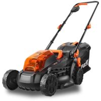 Fuxtec – Tondeuse à batterie 40V FXE1RM20 – Largeur de coupe 33cm – Pour surfaces jusqu'à 200m² – Technologie Lithium-Ion