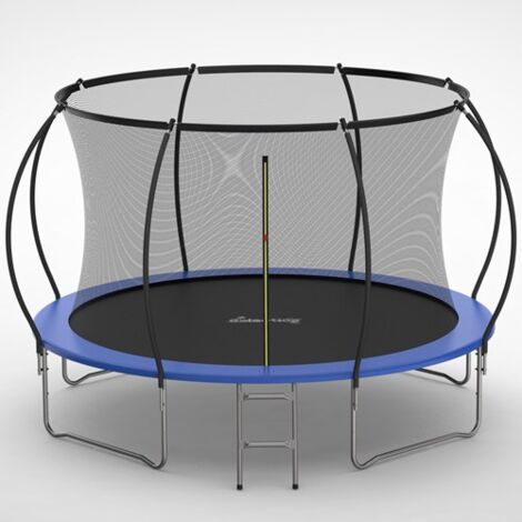 GALACTICA Trampoline 12FT with Enclosure Safety Net for Kids Toddler Backyard Bouncer Toy