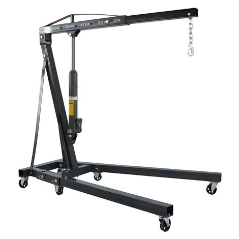 SwitZer Grey 2 Ton Tonne Hydraulic Folding Engine Crane Stand Hoist ...