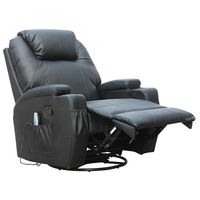 WestWood Massage Leather Sofa Electric 01 Black