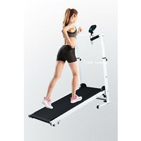 FIT4YOU Folding Manual Treadmill FH-MT05 Black and White