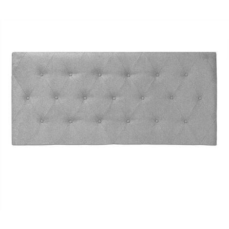 Cabecero con orejas tapizado para camas de 135 (155 x 127 cm) Tela Beige