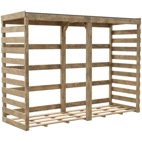 ABRI BUCHES BOIS XL 238X82X174CM