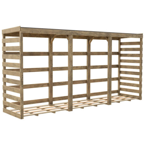 ABRI BUCHES BOIS XXL 356X82X174CM