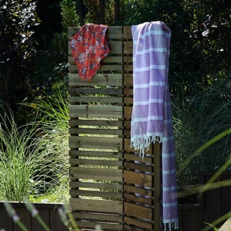 Brise-vue pliant en bois LIGN Z - Ep6,1 - 80 x H184,5 cm